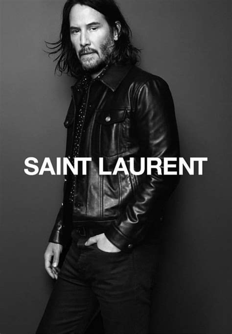 Keanu Reeves Is the Star of Saint Laurent's Latest Campaign